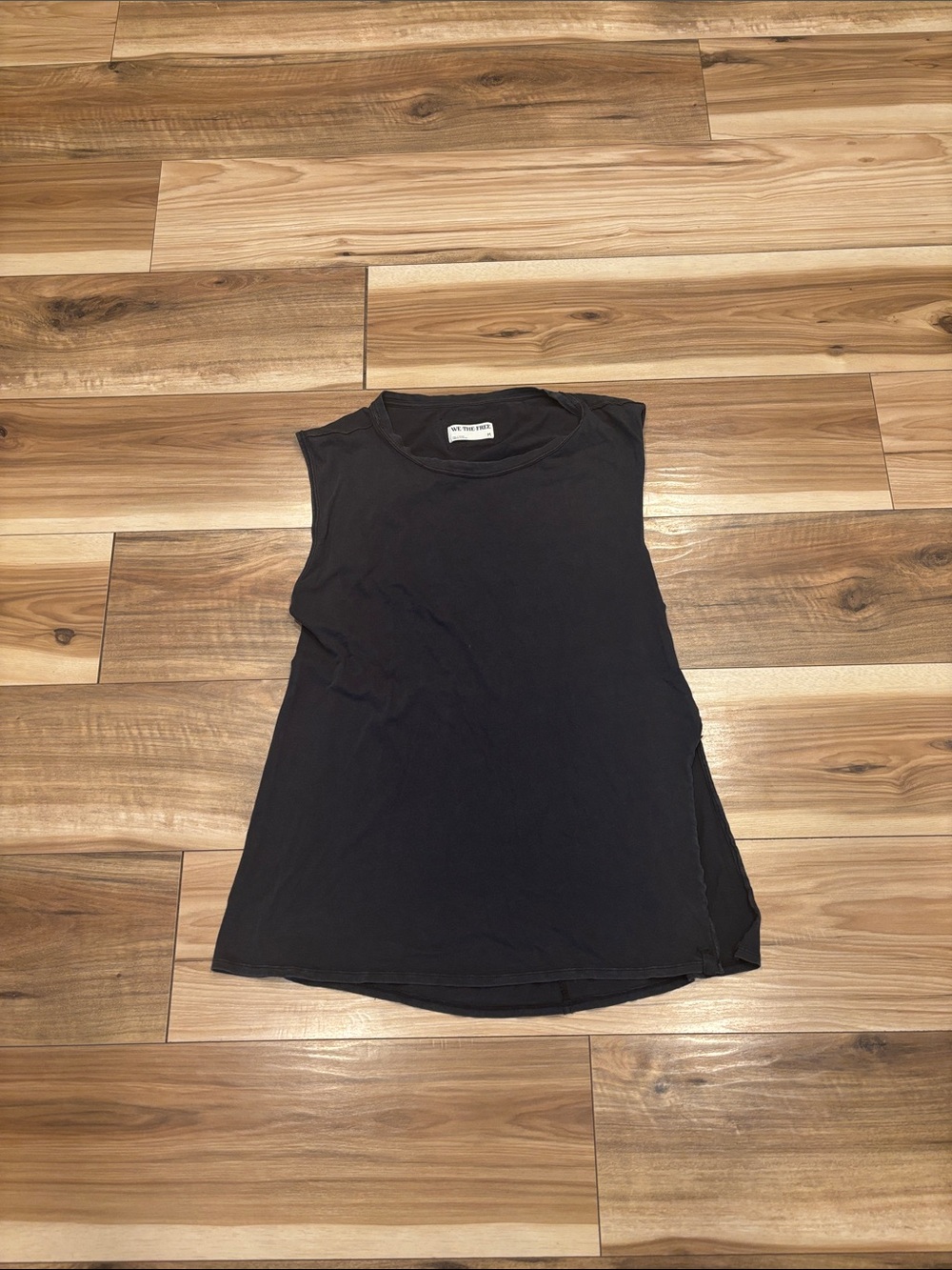 We The Free Black Muscle Tank - Classic Sleeveless Tee